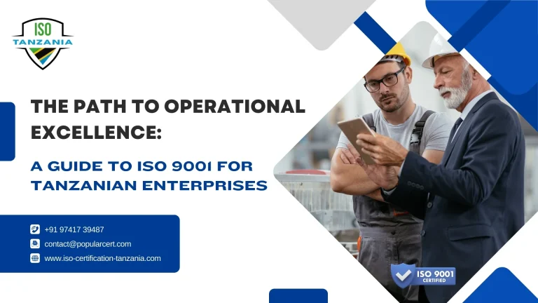The Path to Operational Excellence A Guide to ISO 9001 for Tanzanian Enterprises